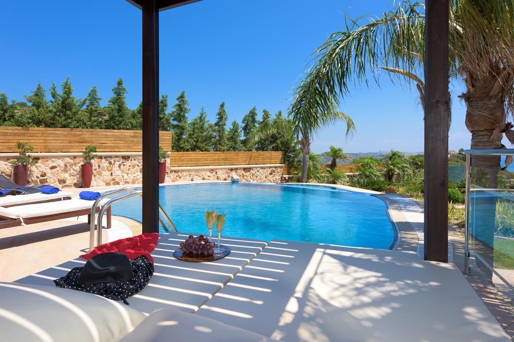 Quinn Hill Luxury Villa Rhodos Exterior foto