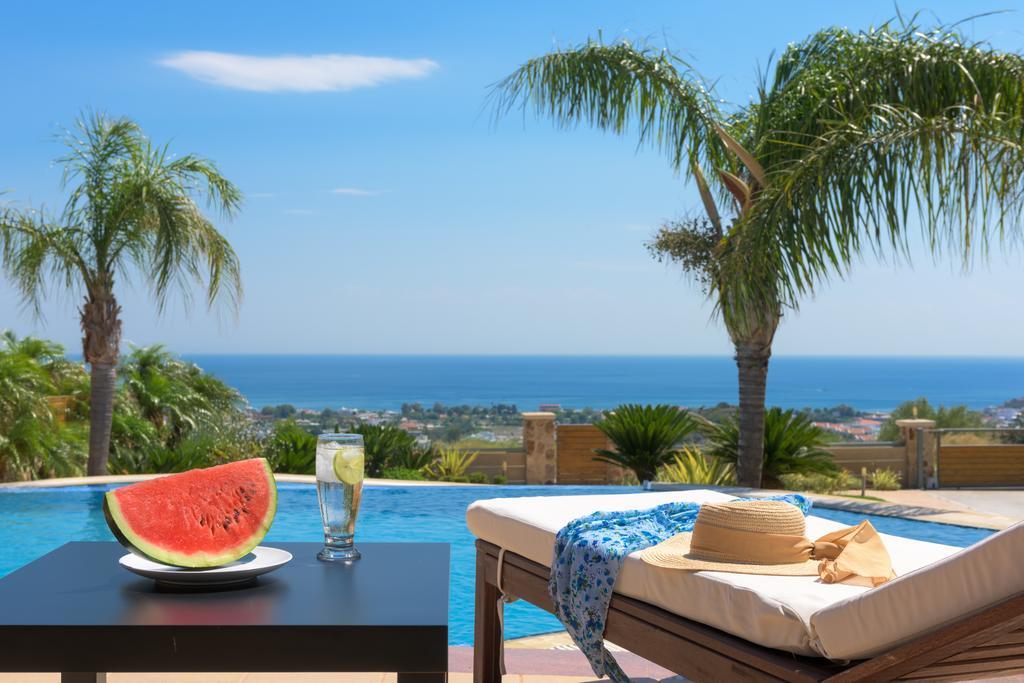 Quinn Hill Luxury Villa Rhodos Exterior foto