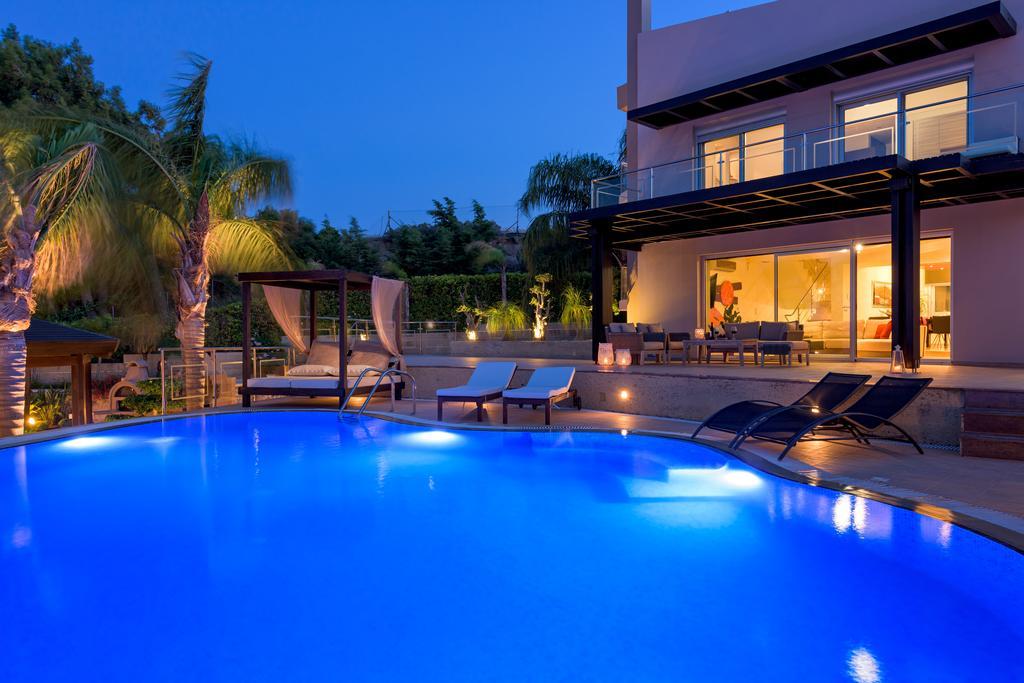 Quinn Hill Luxury Villa Rhodos Exterior foto