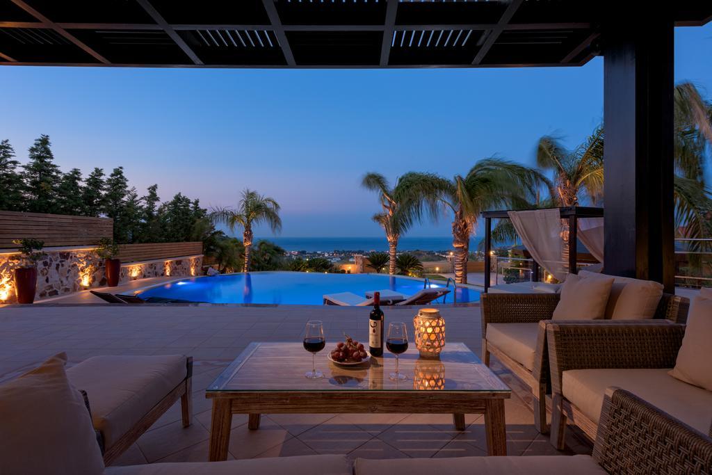 Quinn Hill Luxury Villa Rhodos Exterior foto