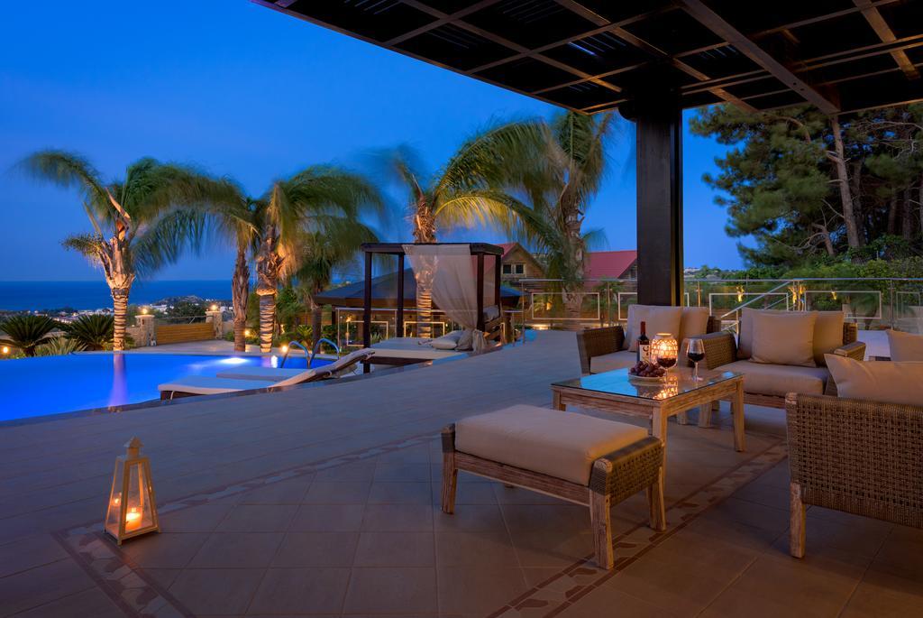 Quinn Hill Luxury Villa Rhodos Exterior foto