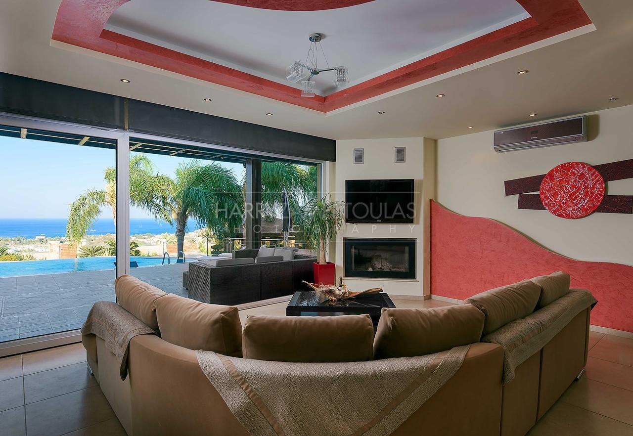 Quinn Hill Luxury Villa Rhodos Exterior foto